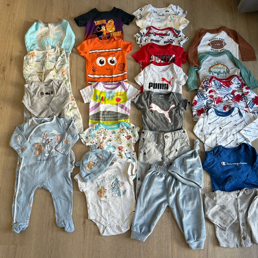 Baby boy clothes bundle size 9M